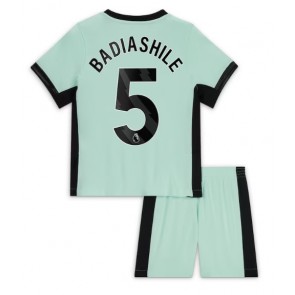 Maillot de foot Chelsea Benoit Badiashile #5 Troisième enfant 2023-24 Manches Courte (+ pantalon court)